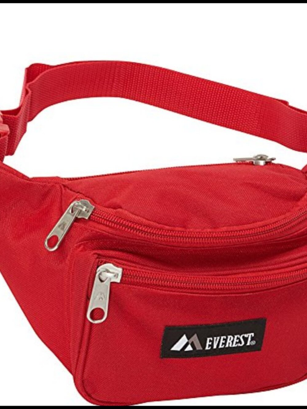 Polyester Waist Pack Hiking Daypack Adjustable Snap Buckle 3 Pockets